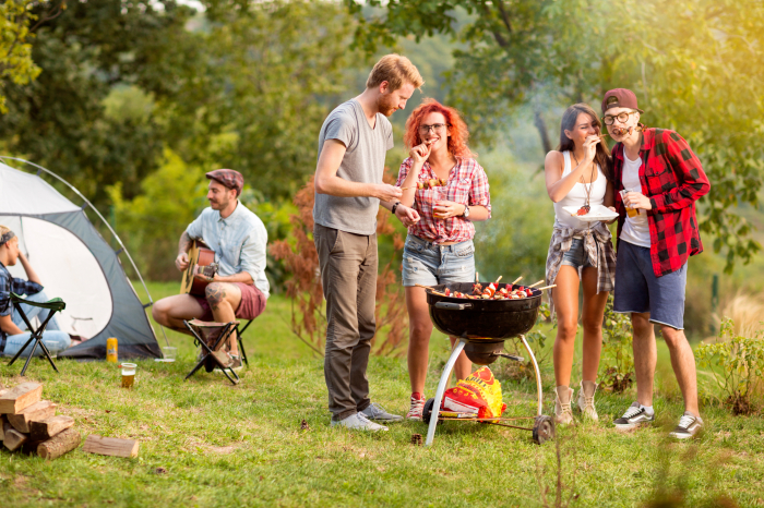 camping dans la nature